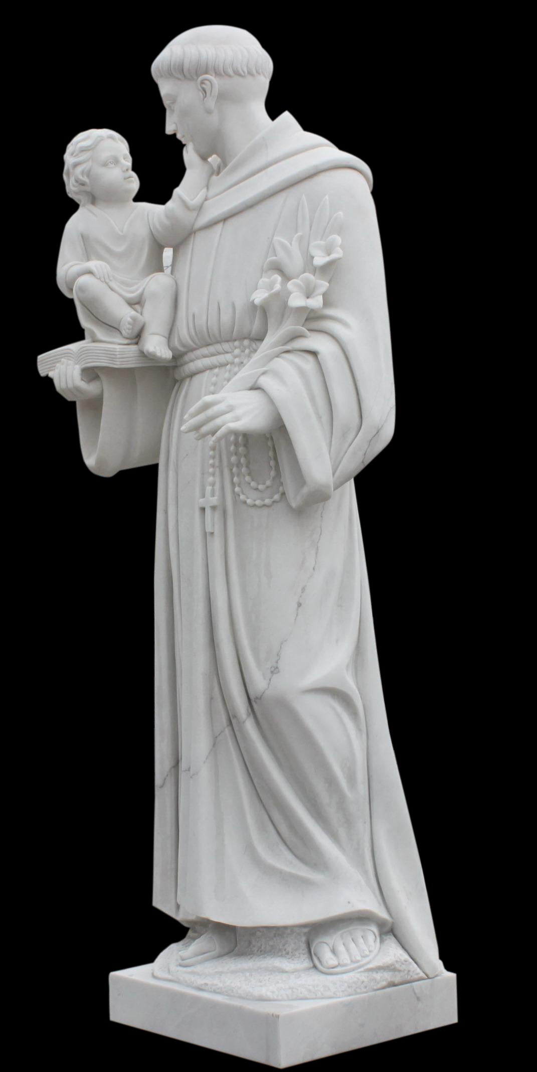 Marble Statue - St. Anthony of Padua