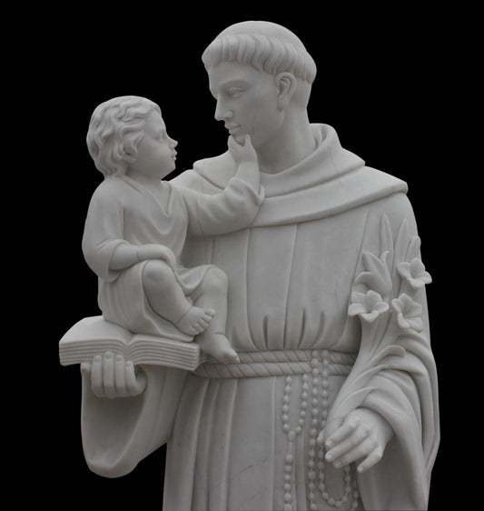 Marble Statue - St. Anthony of Padua