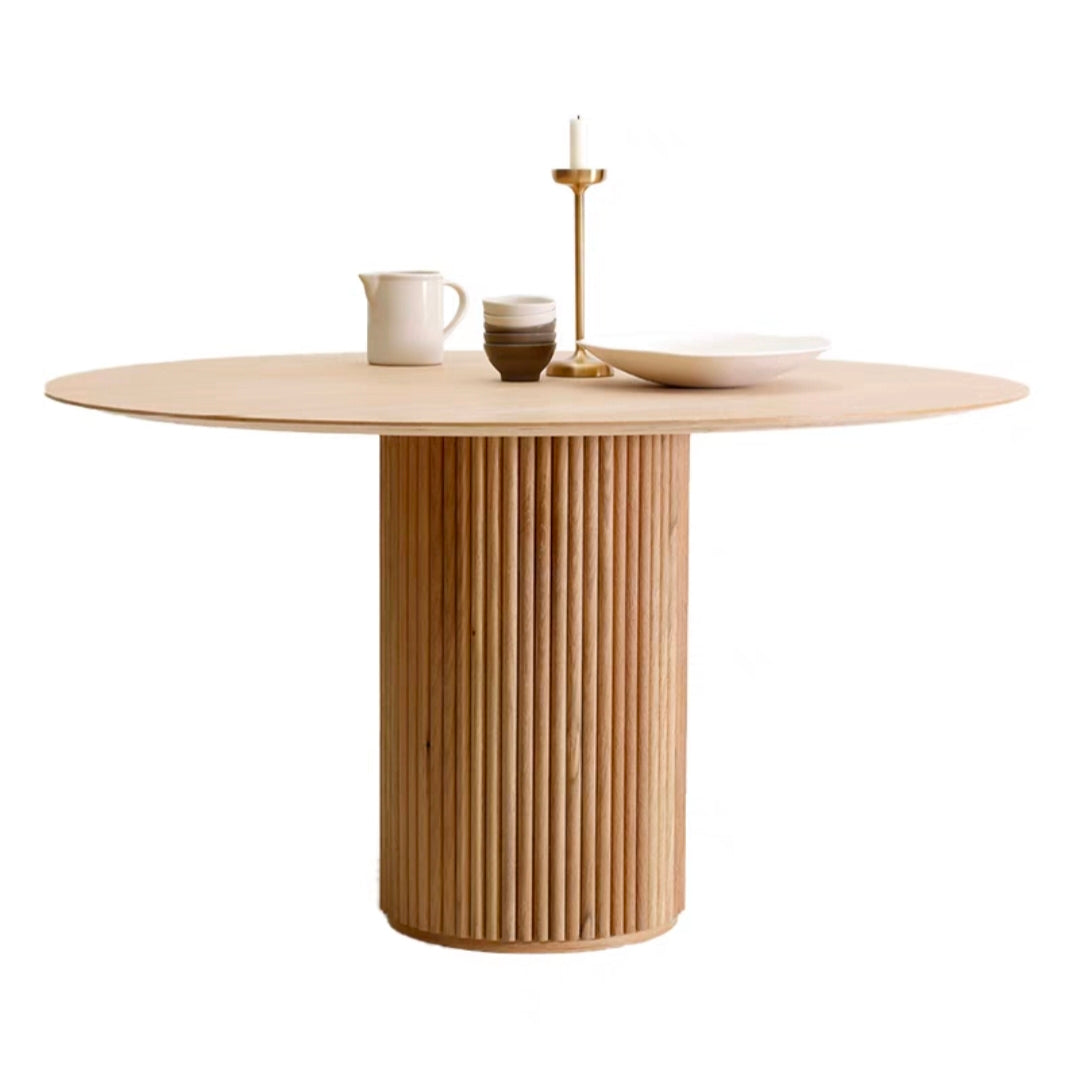 ILD Round Wooden Dining Table
