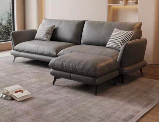 AMBANG 3-Seater Modern Fabric Sofa