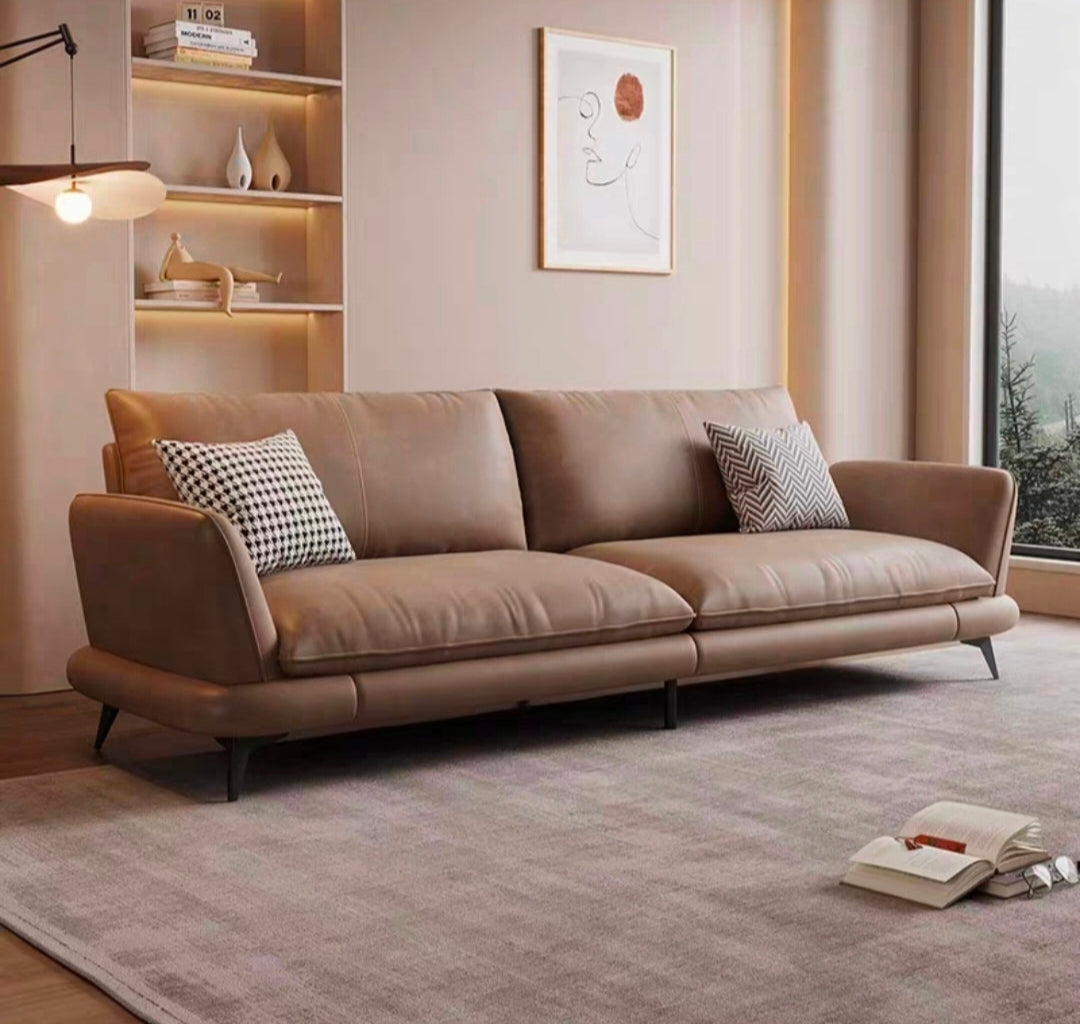 AMBANG 3-Seater Modern Fabric Sofa