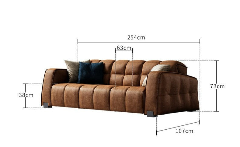 MURAN Luxury Modern Leather Sofa