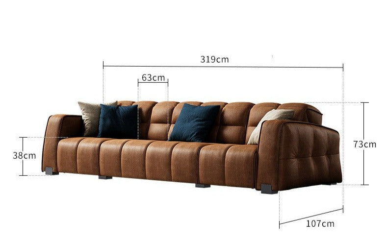 MURAN Luxury Modern Leather Sofa