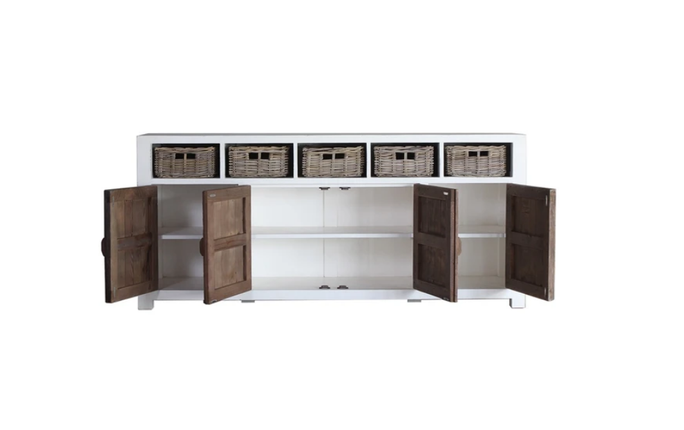 AIMANN Sideboard 4 Doors 5 Drawers