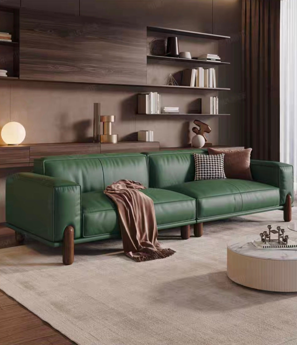 BLAIR Minimalist Leather Sofa