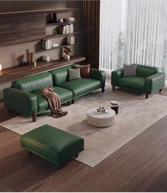 BLAIR Minimalist Leather Sofa
