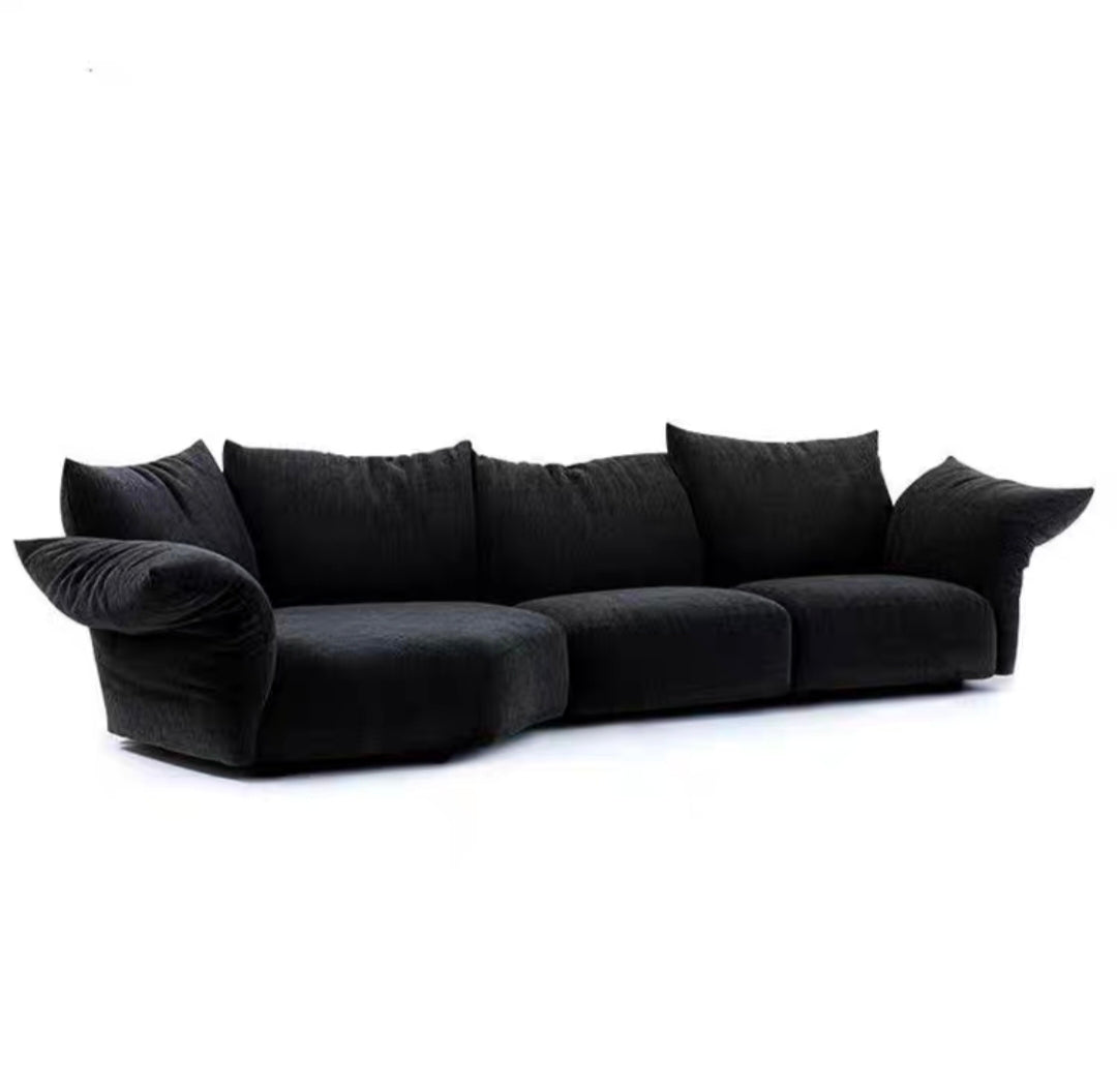 MUK Designer 3-Seater Fabric Sofa