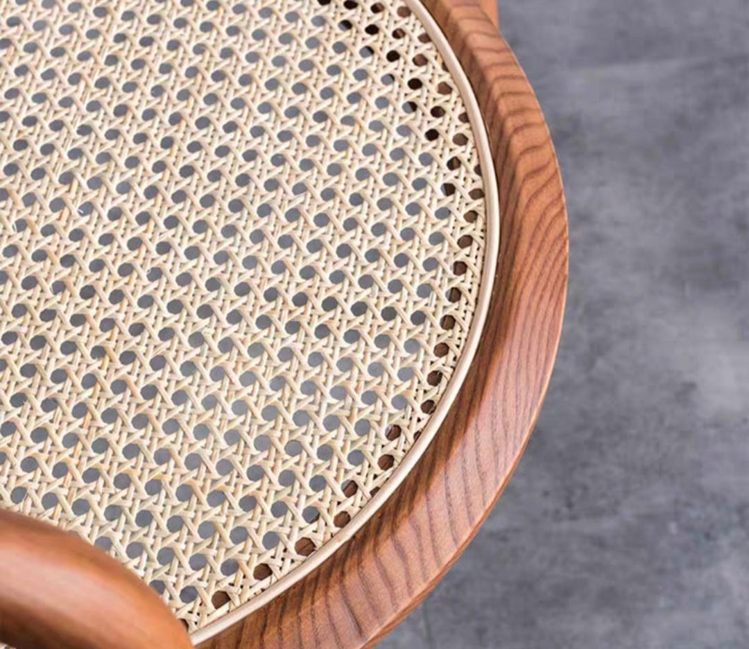 ILD Wooden Rattan Chair