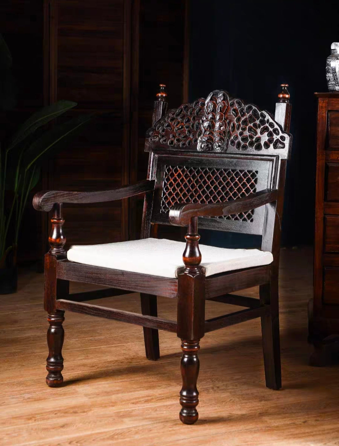 ILD Hand-Crafted Wooden Chair