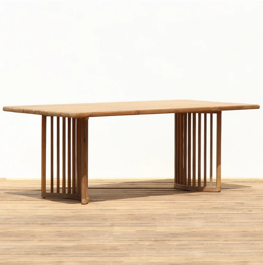 KITTOS Dining Table Curved Legs
