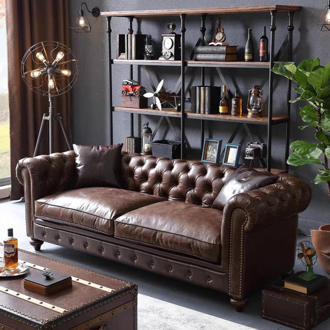 KAG 3-Seater Leather Sofa